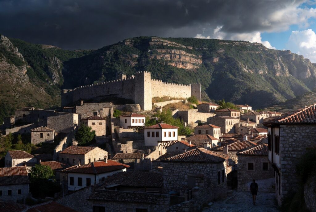 gjirokaster albania stone city fortress furgon travel without car 2026