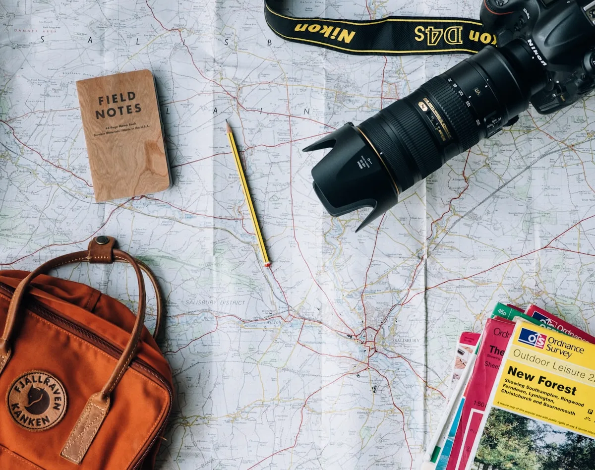 Travel planning map