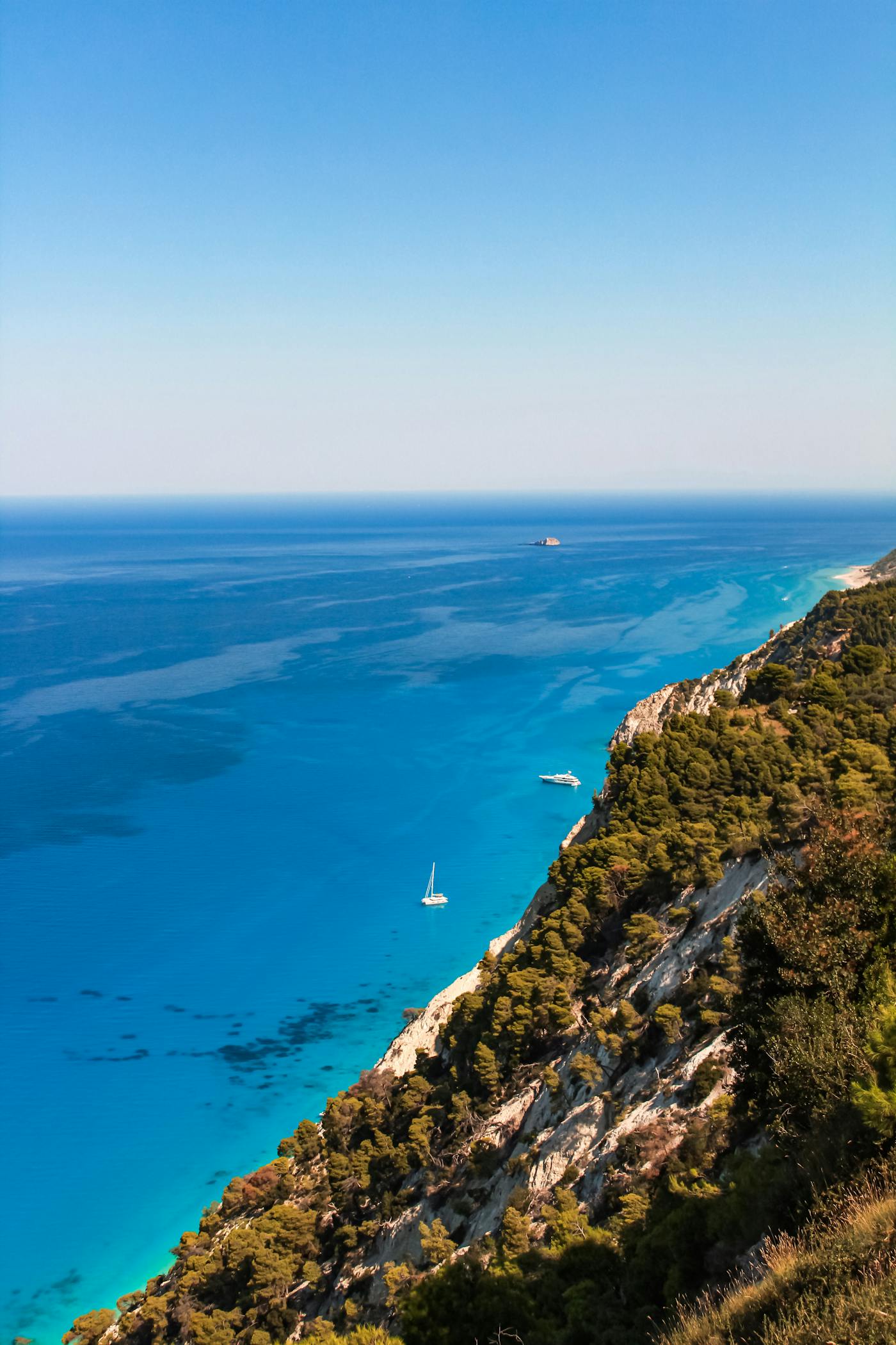 Aerial view of Ionian Sea turquoise water – Kala Festival Albanian Riviera Dhërmi 2026