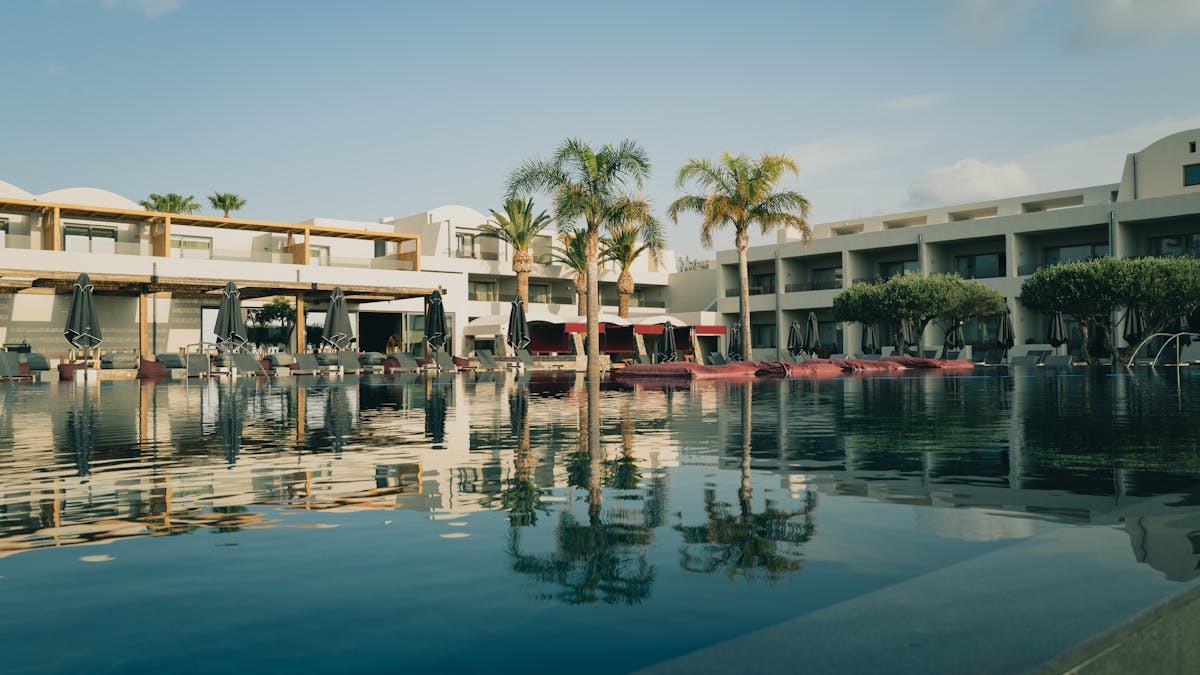 Luxury Mediterranean resort pool — Cap d'Agde accommodation options 2026