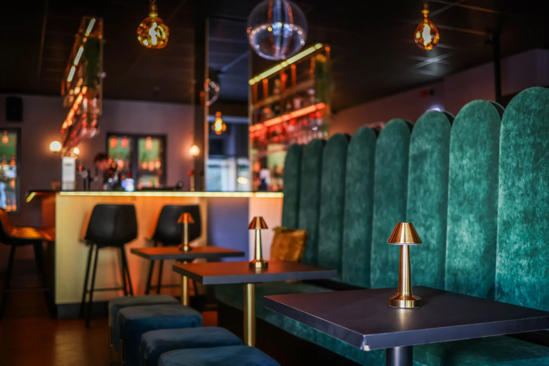 Upscale European wellness and lounge interior — Germany FKK lifestyle club atmosphere