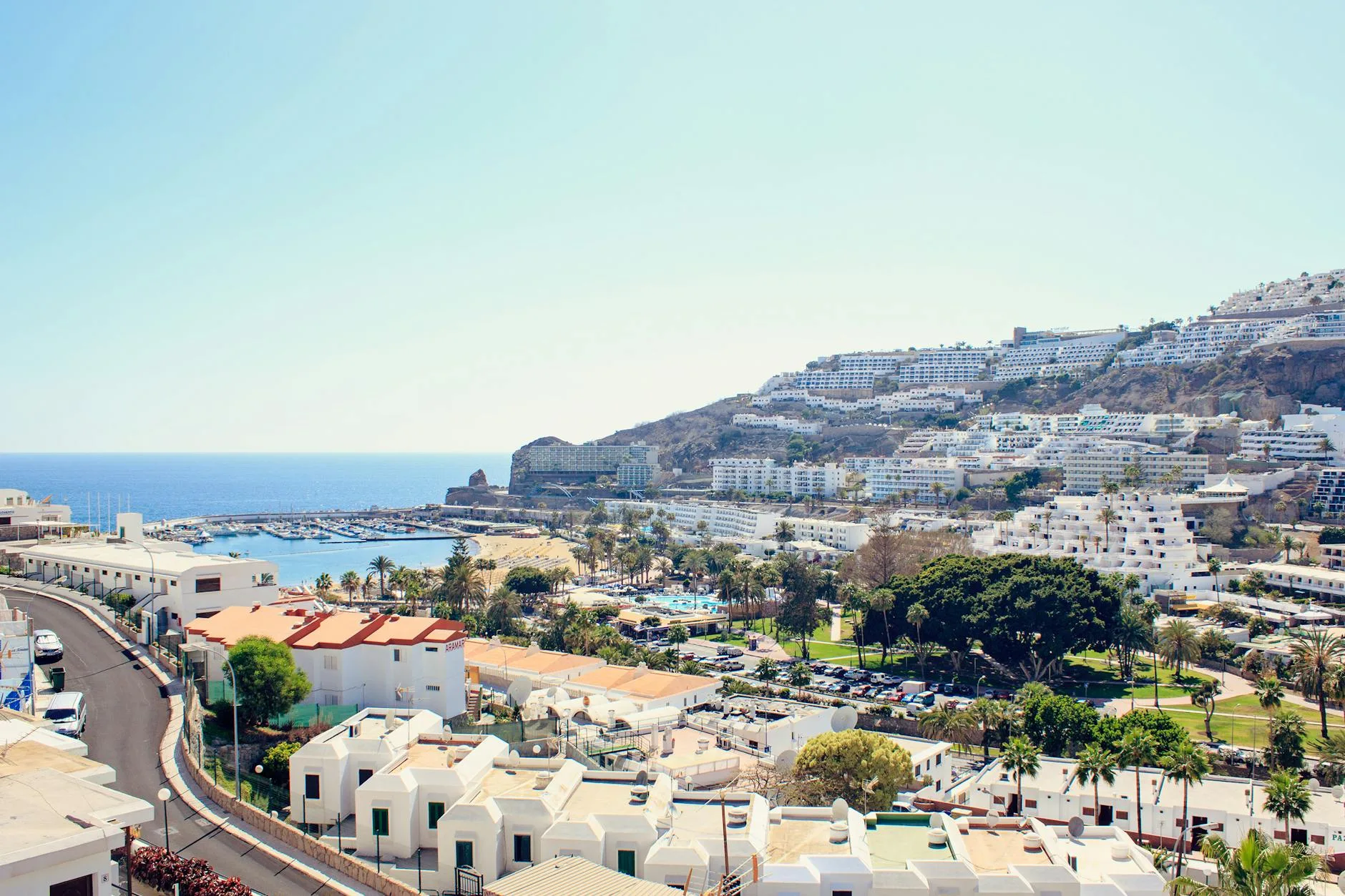 Sun-soaked Spanish coastal resort on Gran Canaria — Spain's lively lifestyle scene