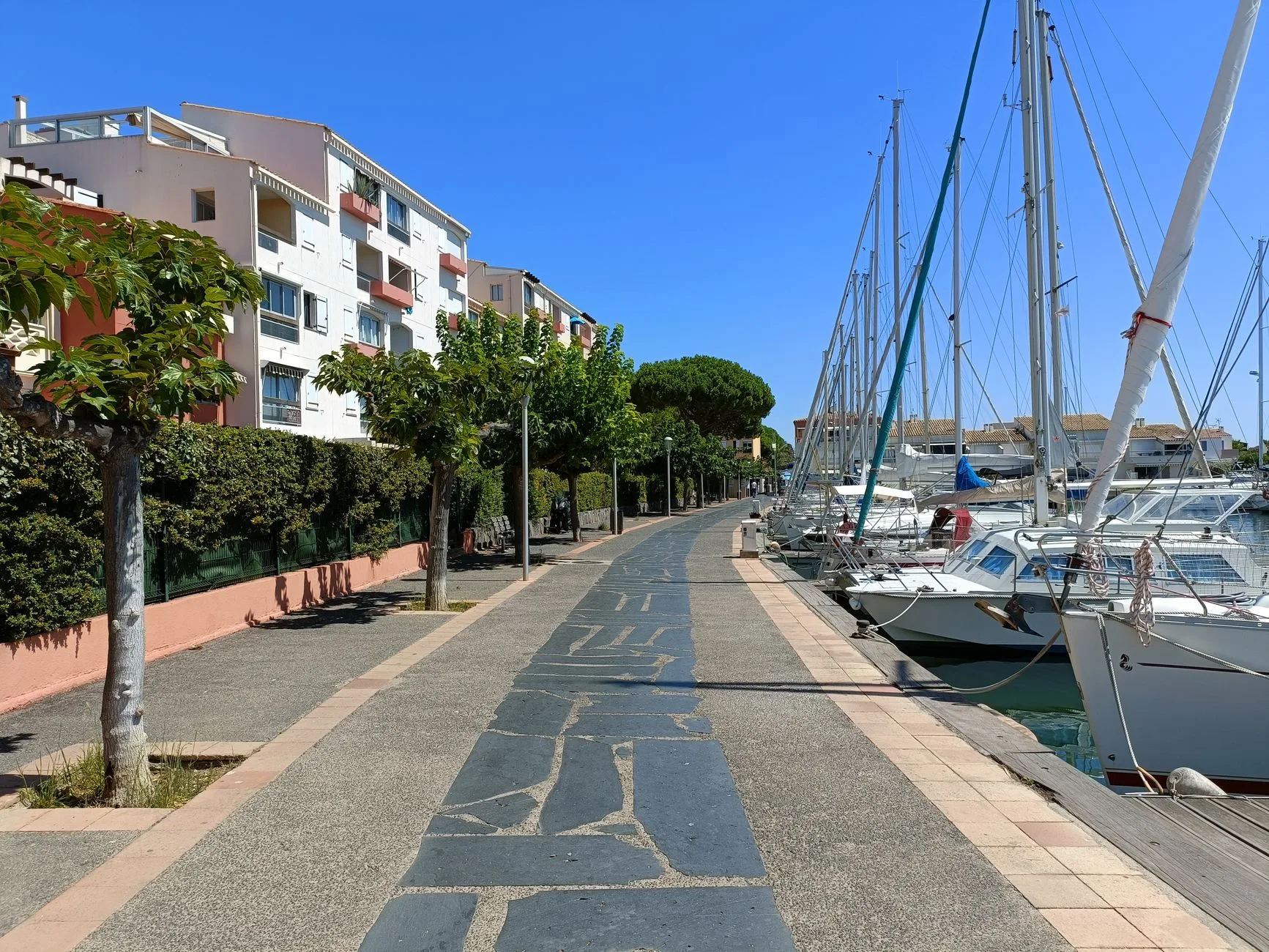 Mediterranean marina at Cap d'Agde, southern France — Europe's lifestyle capital