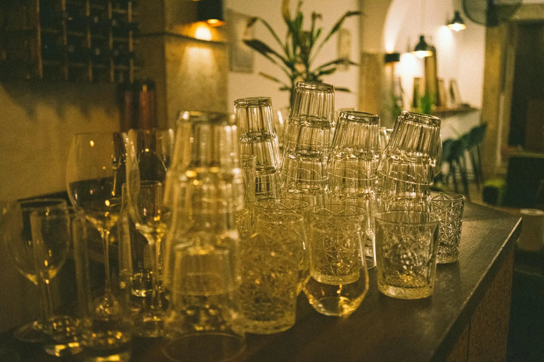Champagne and cocktails on a dim bar β the relaxed social etiquette inside Barcelona venues