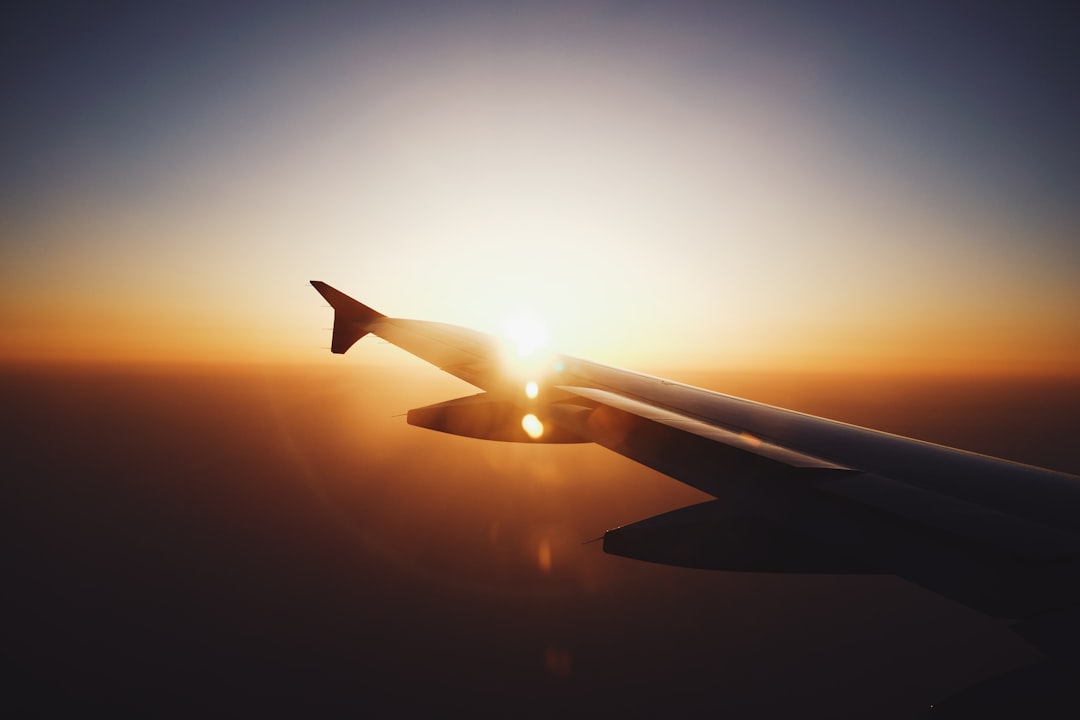 person's view inside plane – When's the Best Time to Fly?