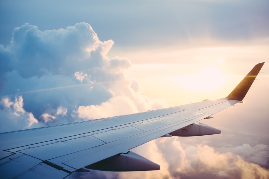 aerial photography of airliner – Ready to Book Your Sunrise Flight
