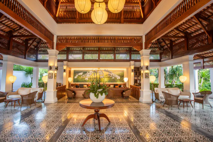 Open-air tropical resort lobby at arrival – your first 24 hours, Riviera Maya