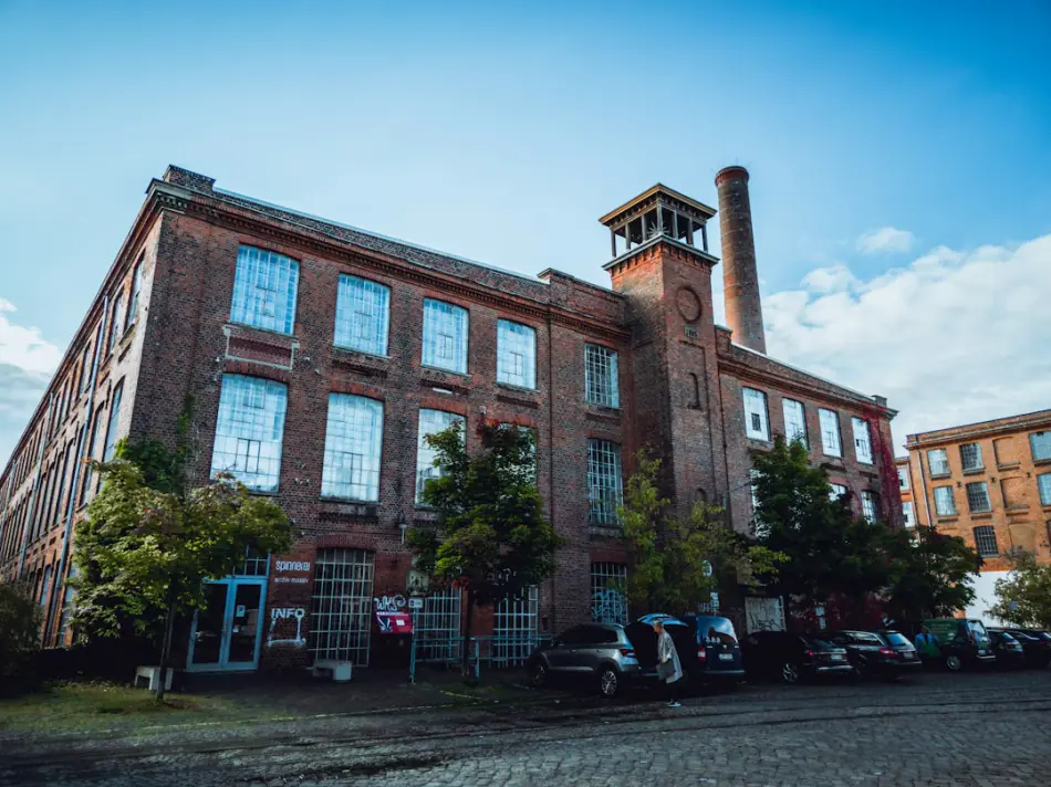 Red brick Spinnerei cotton mill converted into a creative complex – Leipzig's post-industrial techno scene